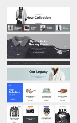 服裝網(wǎng)頁設計 打造沉浸式在線購物體驗